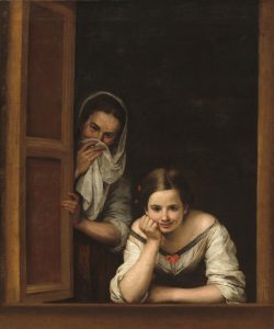 “Mujeres en la ventana”, Bartolomé Esteban Murillo.